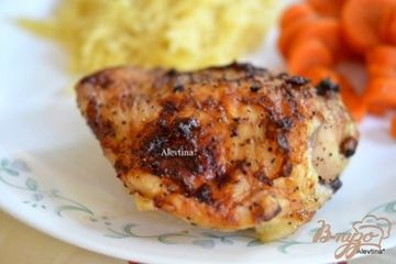 фото рецепта Куриные бедрышки с чили соусом и медом