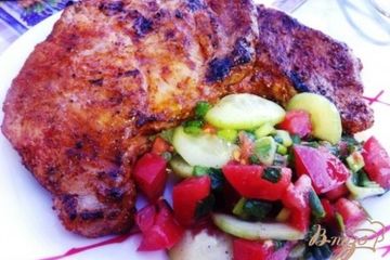 фото рецепта Запеченное мясо порционно