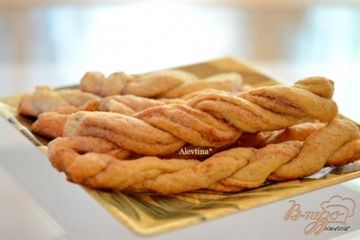 фото рецепта Печенье палочки с корицей