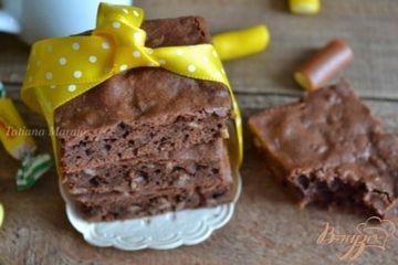 фото рецепта Брауни с семечками