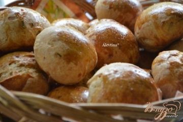 фото рецепта Булочки на трех сырах