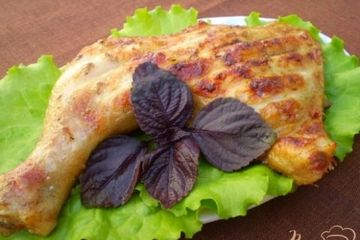 фото рецепта Куриные ножки в томатном соке с базиликом
