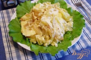 фото рецепта Фриттата с картофелем и сыром