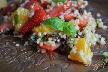 фото рецепта Фруктовый салат с булгуром