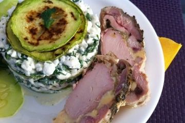 фото рецепта Куриный рулет с каперсами