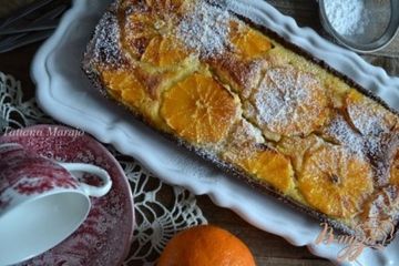 фото рецепта Творожный пирог с апельсинами