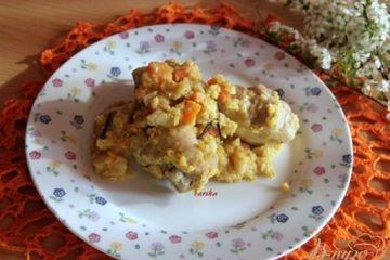 фото рецепта Соте из  красной чечевицы с куриными голенями