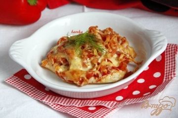 фото рецепта Курица-пицца