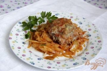 фото рецепта Капуста с тефтелями по-северословацки