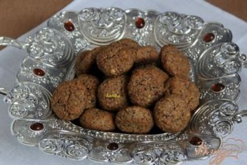 фото рецепта Орехово-ржаное печенье