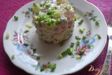 фото рецепта Салат из сельди