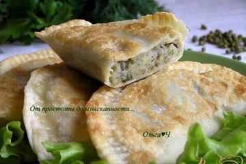 фото рецепта Чебуреки с машем и картофелем