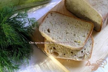 фото рецепта Хлеб с кабачком и укропом