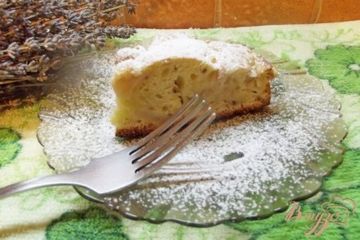 фото рецепта Простая шарлотка с грецкими орехами