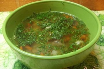 фото рецепта Суп с белыми грибами и овощами