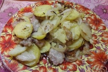 фото рецепта Картофель с беконом