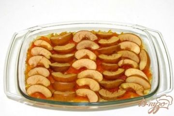 фото рецепта Запеканка из риса и яблок