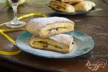 фото рецепта Сконы с персиками