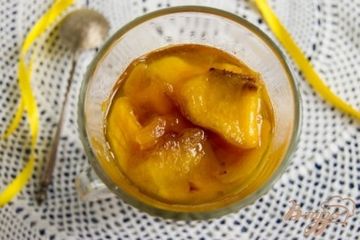 фото рецепта Персиковое варенье с курагой и кардамоном