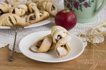фото рецепта Печенье с яблоками и орехами
