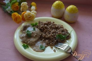 фото рецепта Вкусная говядина в сметанном соусе