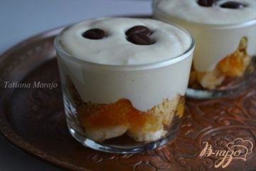 фото рецепта Фрукты с кремом из маскарпоне
