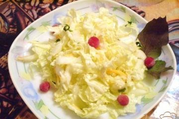 фото рецепта Капустный салат с кунжутом