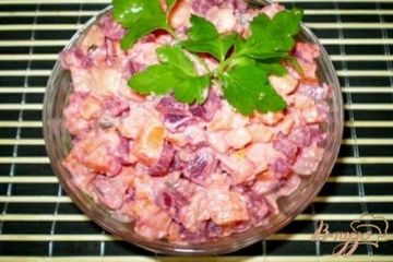 фото рецепта Ленивая шубка с огурцом