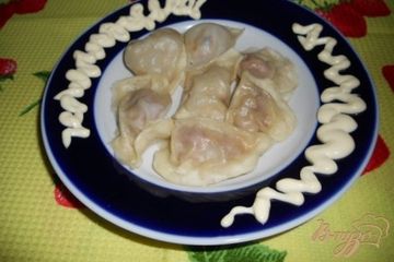фото рецепта Пельмени с мясом и капустой на пару