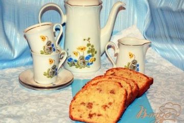 фото рецепта Кекс с бананом и грецким орехом