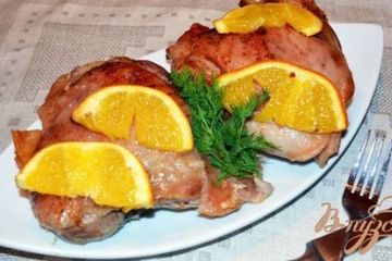 фото рецепта Индюшиные стейки с апельсином