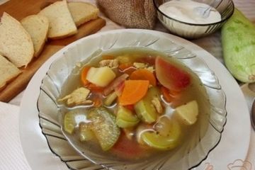 фото рецепта Суп кабачковый