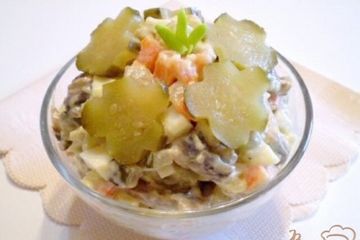фото рецепта Салат с шампиньонами