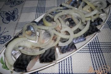 фото рецепта Скумбрия маринованная по-домашнему