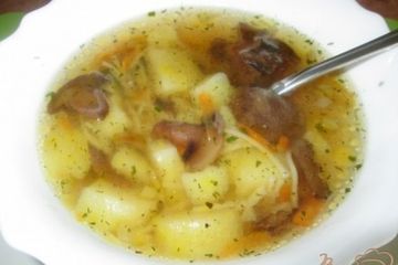 фото рецепта Суп грибной с маслятами и шампиньонами