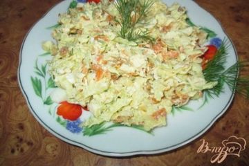фото рецепта Салат из редьки с курицей