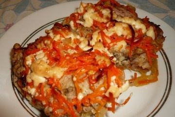 фото рецепта Курочка с морковью по-корейски
