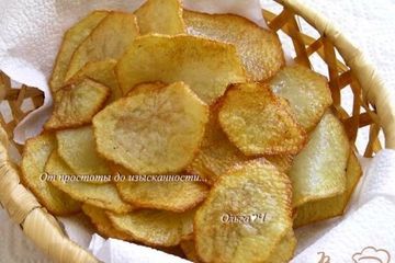 фото рецепта Картофельные чипсы