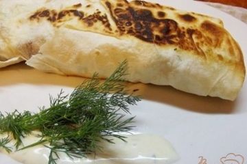 фото рецепта Шаурма с лимонным соусом