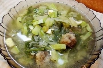 фото рецепта Суп кабачковый