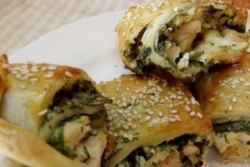 фото рецепта Куриные рулетики с зеленью