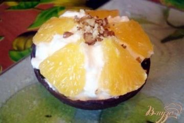 фото рецепта Шоколадные корзинки с кремом и фруктами