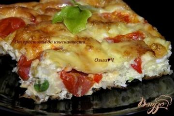 фото рецепта Фриттата с овощами и пастой