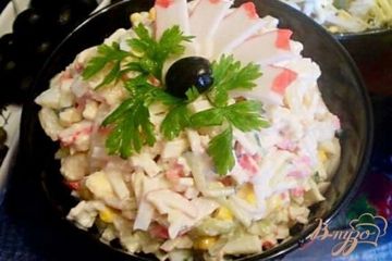 фото рецепта Салат из морепродуктов
