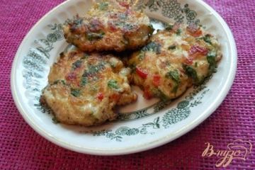 фото рецепта Оладьи Закусочные из куриной грудки