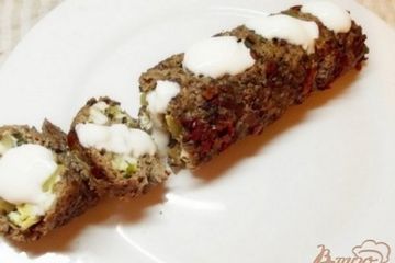 фото рецепта Мясной рулет по-кавказки