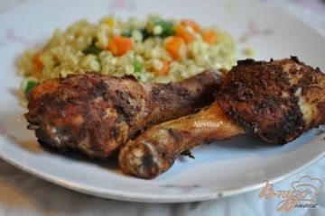 фото рецепта Курочка с шалфеем и розмарином