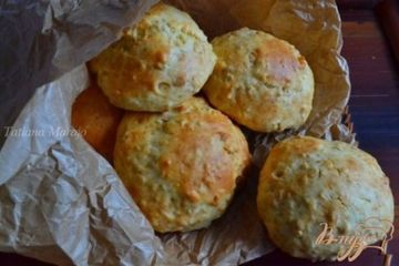 фото рецепта Булочки с арахисом и овсом