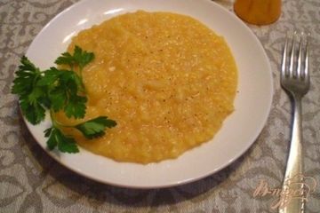 фото рецепта Гороховое пюре со смальцем и луком