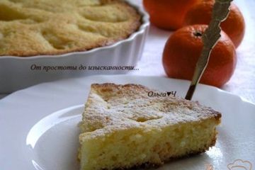 фото рецепта Пирог с мандаринами